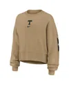 Nike Tan Tennessee Volunteers Oversized Phoenix 2-hit Pullover Sweatshirt In Brown