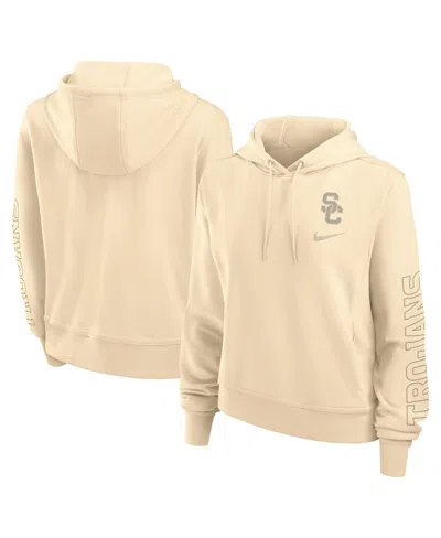 Nike Women's Tan Usc Trojans One Pullover Hoodie