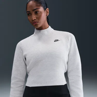 Nike Women's Tech Fleece Crew In Gray