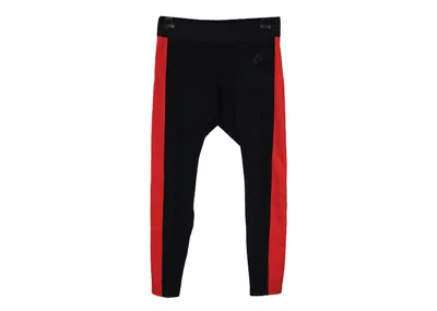 Pre-owned Nike Women's Tech Fleece Leggings In Black
