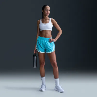 Nike Women's Tempo Dri-fit Mid-rise Brief-lined Running Shorts In Blue