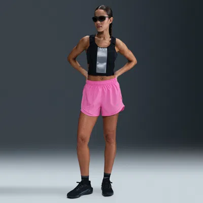 Nike Women's Tempo Dri-fit Mid-rise Brief-lined Running Shorts In Pink
