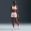 Nike Women's Tempo Dri-fit Mid-rise Brief-lined Running Shorts In Pink