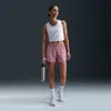 Nike Women's Tempo Dri-fit Mid-rise Brief-lined Running Shorts In Pink