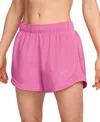 Nike Women's Tempo Dri-fit Mid Rise Running Shorts In Pink