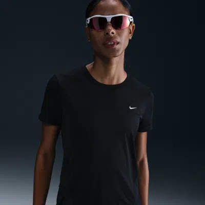 Nike Women's Tempo Dri-fit Short-sleeve Running Top In Black