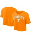 Nike Tennessee Orange Tennessee Volunteers Power Pursuit Athletic Prep Arch Performance Cropped T-sh In Orange