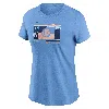 Nike Women's Tennis Short-sleeve T-shirt In Blue