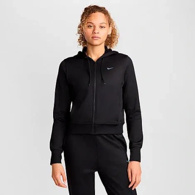Nike Women's Therma-fit One Full-zip Hoodie In Black