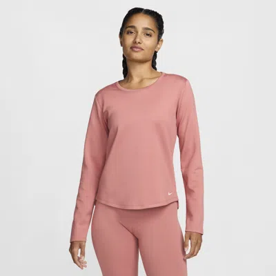 Nike Women's Therma-fit One Long-sleeve Top In Pink