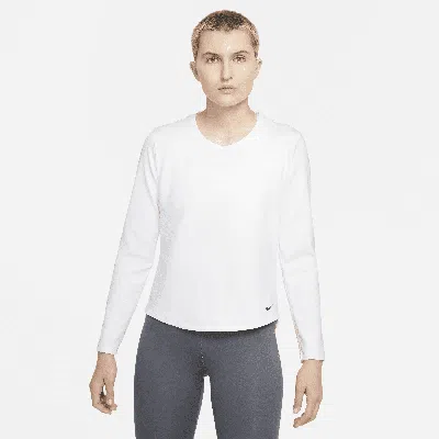 Nike Women's Therma-fit One Long-sleeve Top In White