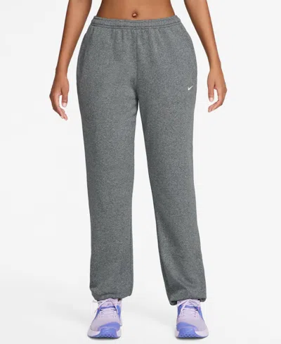 Nike Women's Therma-fit Mid-rise Pants In Gray