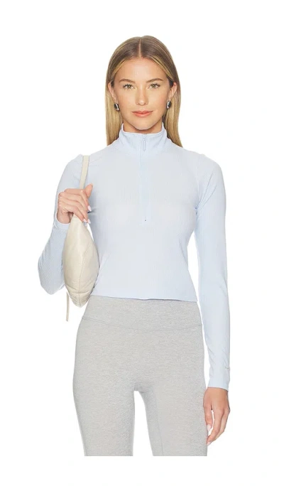 Nike Women's Tight Ribbed Quarter-zip Long-sleeve Top