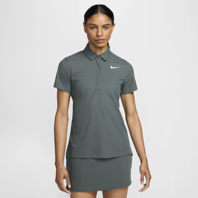 Nike Women's Tour Dri-fit Adv Short-sleeve Golf Polo In Green