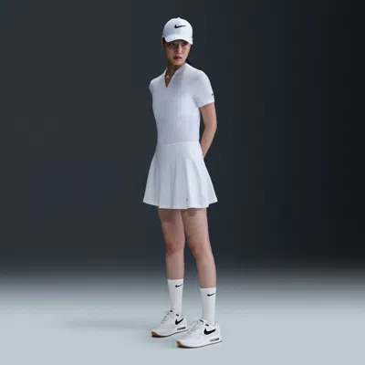 Nike Women's Tour Dri-fit Flouncy Golf Skirt In White