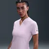 Nike Women's Tour Dri-fit Short-sleeve Blade Jacquard Golf Polo In Purple