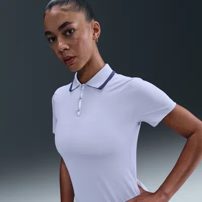 Nike Women's Tour Dri-fit Short-sleeve Golf Polo In Gray