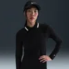 Nike Women's Tour Dri-fit Uv Protection Long-sleeve Golf Polo In Black