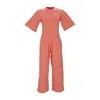 Nike Women's Tracksuit Sportswear Jersey Jumpsuit Madder Root/white In Madder Root/white