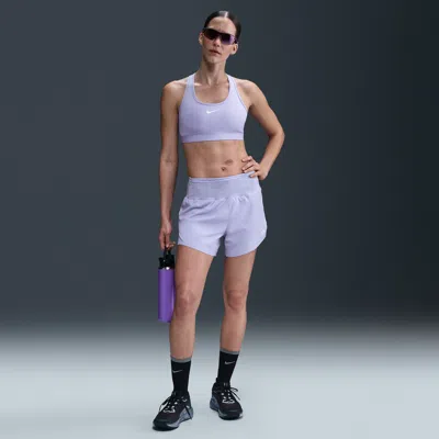 Nike Women's Trail Dri-fit Brief-lined Running Shorts In Purple