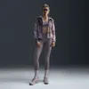 Nike Women's Trail Go Firm-support High-waisted 7/8 Leggings With Pockets In Grey