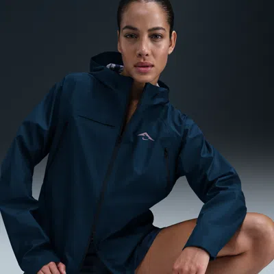 Nike Women's Trail Storm-fit Adv Running Jacket In Blue