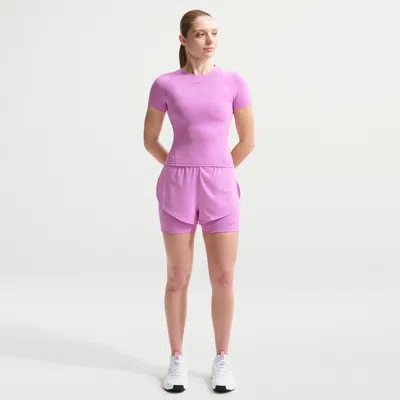 Nike Women's Universa 2-in-1 5" Shorts In Pink