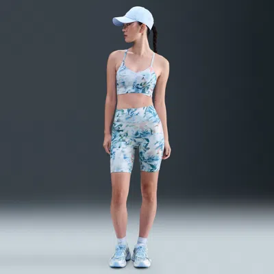 Nike Women's Universa Artist Collection High-waisted 8" Biker Shorts In Multi
