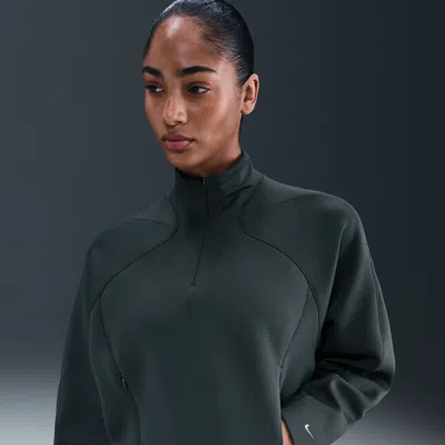 Nike Women's Universa Dri-fit 1/4-zip Top In Green