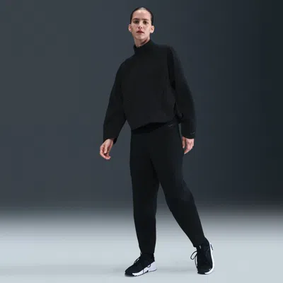 Nike Women's Universa Dri-fit Mid-rise Loose 7/8 Pants In Black
