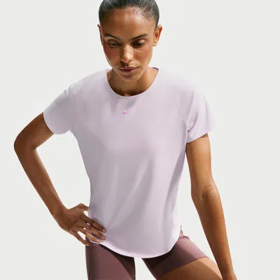 Nike Women's Universa Dri-fit Short-sleeve Top In Purple