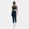 Nike Women's Universa High-rise 7/8 Leggings (with Pockets) In Armory Navy/anthracite/rift Blue