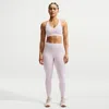 Nike Women's Universa High-waisted 7/8 Leggings With No Front Seam In Purple