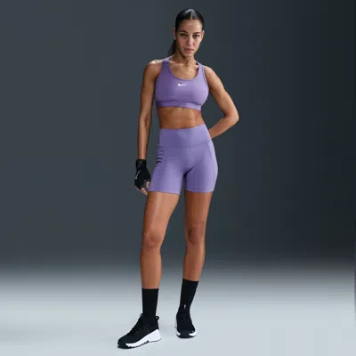 Nike Women's Universa Medium-support High-waisted 5" Biker Shorts With Pockets