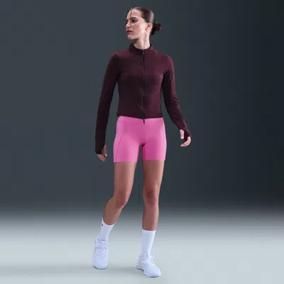 Nike Women's Universa Medium-support High-waisted 5" Biker Shorts With Pockets