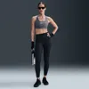 Nike Women's Universa Medium-support High-waisted 7/8 Floral Leggings In Black