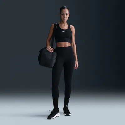Nike Women's Universa -support High-waisted 7/8 Leggings With Pockets In Black