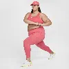 Nike Women's Universa Medium-support High-waisted 7/8 Leggings With Pockets (plus Size) In Pink