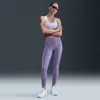 Nike Women's Universa Medium-support High-waisted 7/8 Leggings With Pockets In Purple