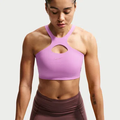 Nike Women's Universa -support Padded Sports Bra In Pink