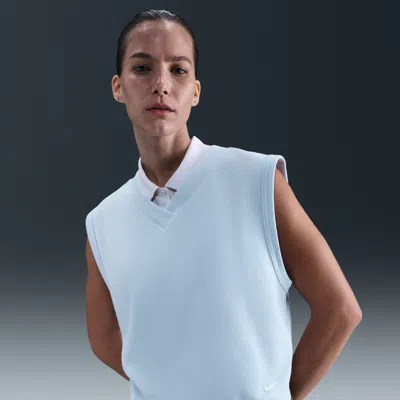 Nike Women's V-neck Golf Vest In Blue