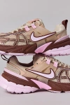 Nike Women's V2k Run Sneaker In Sanddrift/pink Foam/shimm, Women's At Urban Outfitters In Multi