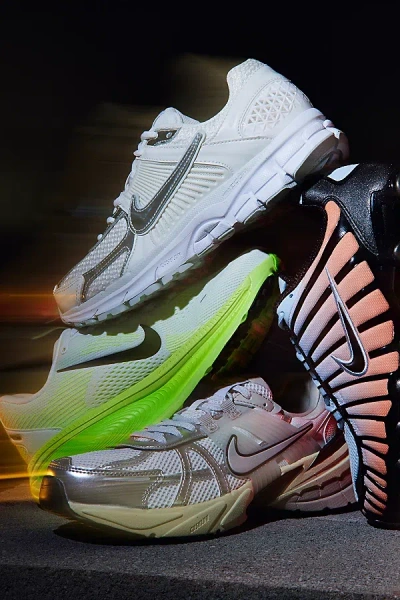 Nike Women's V2k Run Sneaker In Summit White/metallic Silver, Women's At Urban Outfitters