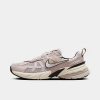 Nike Women's V2k Run Running Sneakers From Finish Line In Platinum Violet/chrome/light Bone/black