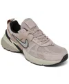 Nike Women's V2k Run Running Sneakers From Finish Line In Plat Violet,light Bone,bl