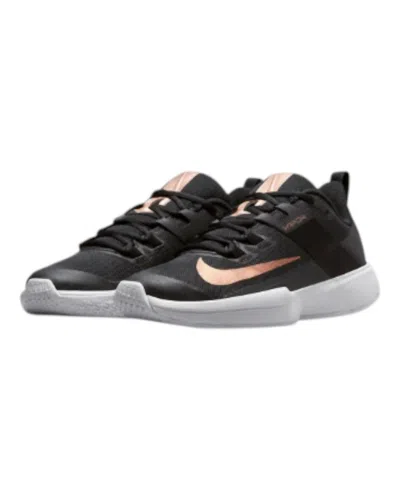 Nike Women's Vapor Lite Hc Shoes In Black Metallic Red Bronze