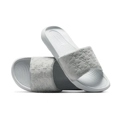 Nike Women's Victori One Slides In Silver