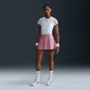 Nike Women's Victory Dri-fit Short Flouncy Tennis Skirt In Pink