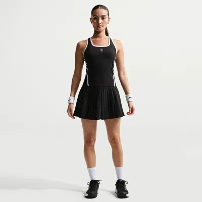 Nike Women's Victory Dri-fit High-waisted Tennis Skirt In Black