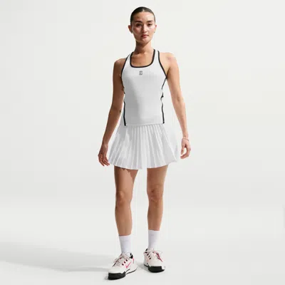 Nike Women's Victory Dri-fit High-waisted Tennis Skirt In White